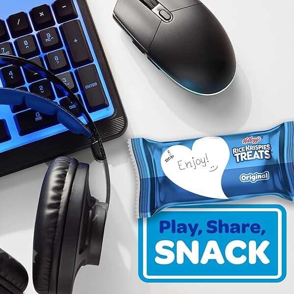 Rice Krispies Treats Marshmallow Snack Bars, Kids Snacks, School Lunch, Value Pack, Original (6 Boxes, 96 Bars) - Image 6