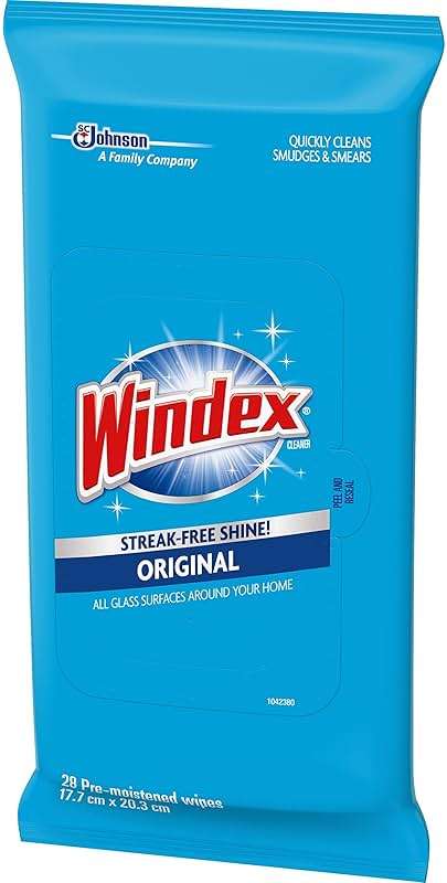 Windex Glass and Multi-Surface Cleaning Wipes, 28 Count - Pack of 3 (84 Total Wipes) - Image 3