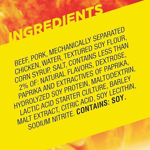 Slim Jim Smoked Meat Sticks, Original Flavor, 6g Protein Per Serving, Snack Size, Easter Basket Stuffer for Men, 0.28 oz. (14 Count) - Image 2