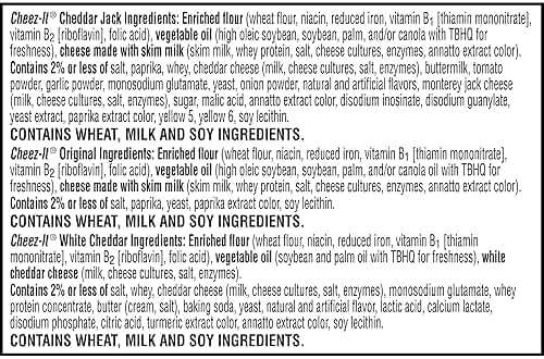 Cheez-It Cheese Crackers, Baked Snack Crackers, Lunch Snacks, Variety Pack, 12.1oz Box (12 Packs) - Image 3
