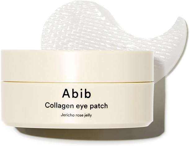 Abib Collagen Peptide Eye Patches for Wrinkles & Fine Line with Jericho Rose Jelly, 60 Count, Korean Skin Care - Image 1