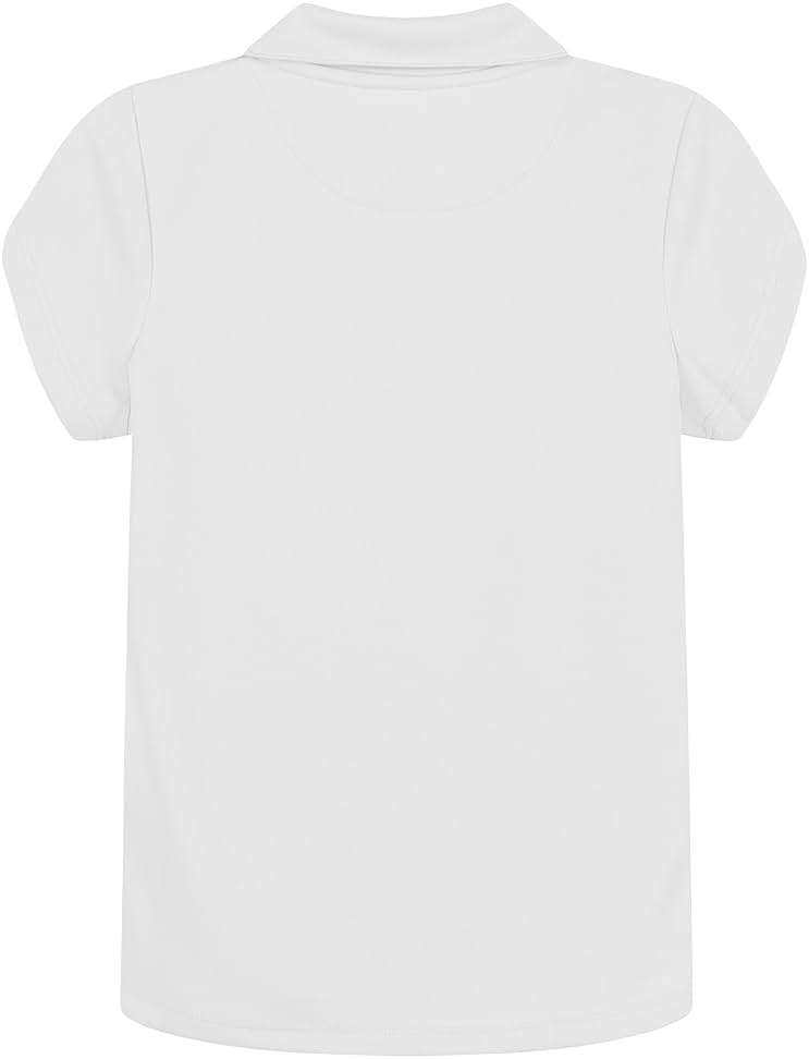Nautica Girls' Short Sleeve Performance Polo - Image 2