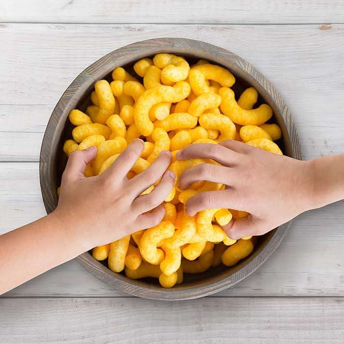 Annie's Organic Cheddar Cheesy Smiles, Baked Corn Puffs, Gluten Free, 4 oz - Image 3