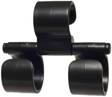 The Smarter Hook Black - Strong, Durable, and Lightweight Innovative Multi-Use Hook for Diaper Bags, Backpacks, Purses, Grocery Bags; Use on Baby Strollers, Shopping Carts, Walkers, Chairs - Image 1