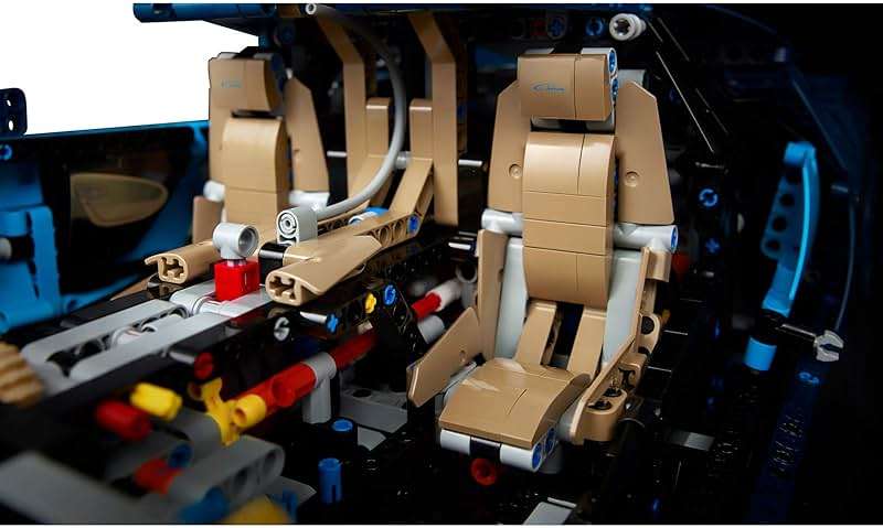 LEGO Technic Bugatti Chiron 42083 Race Car Building Kit and Engineering Toy, Adult Collectible Sports Car with Scale Model Engine (3599 Pieces) - Image 2