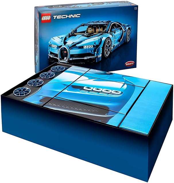 LEGO Technic Bugatti Chiron 42083 Race Car Building Kit and Engineering Toy, Adult Collectible Sports Car with Scale Model Engine (3599 Pieces) - Image 6