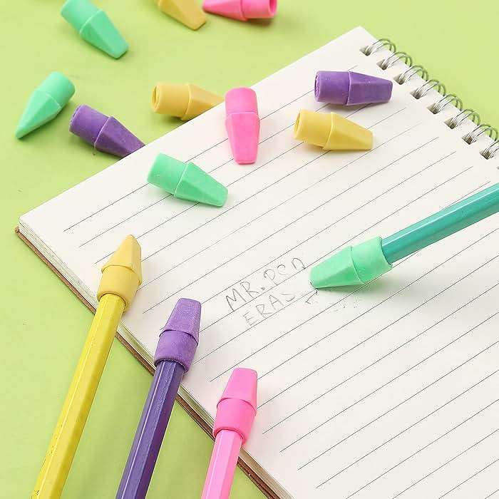 Mr. Pen Erasers for Pencils, 120 Pack, Pencil Top Erasers, Eraser Caps, Cap Tops, Topper Erasers. Ereaser - Image 6