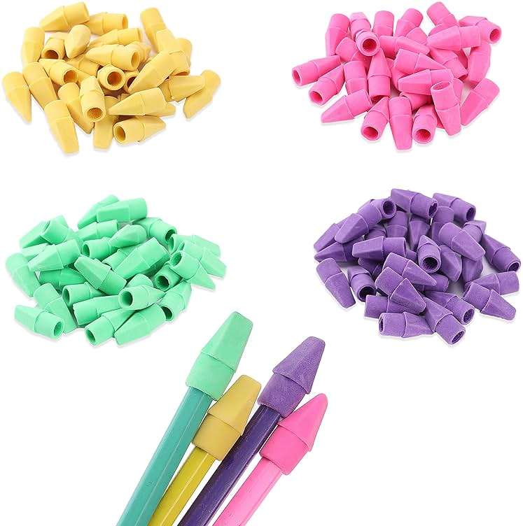 Mr. Pen Erasers for Pencils, 120 Pack, Pencil Top Erasers, Eraser Caps, Cap Tops, Topper Erasers. Ereaser - Image 7