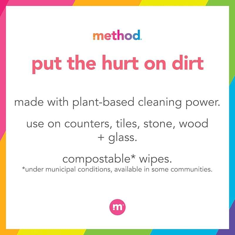 Method All-Purpose Cleaning Wipes, French Lavender, Multi-Surface, Compostable, 70 Count, (Pack of 3) - Image 4