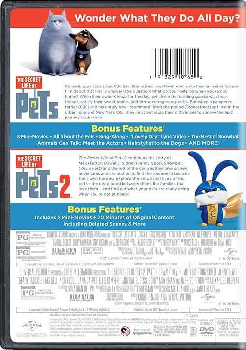 The Secret Life of Pets: 2-Movie Collection [DVD] - Image 2