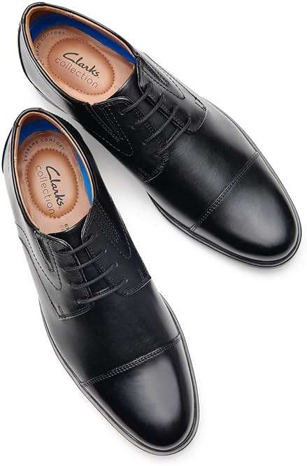 Clarks Men's Whiddon Cap Oxford Shoes - Image 8