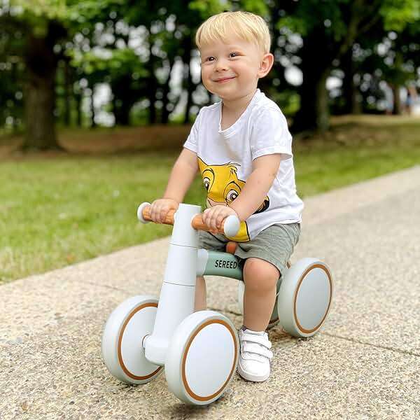 SEREED Baby Balance Bike for 1 Year Old Boys Girls 12-24 Month Toddler Balance Bike, 4 Wheels Toddler First Bike, First Birthday Gifts - Image 7