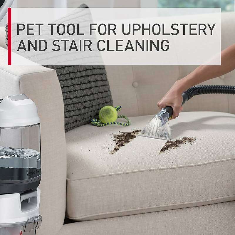 Hoover Dual Spin Pet+ Upright Carpet Cleaner Machine, Carpet Shampooer Machine for Home and Pets, Includes Storage Mat, Pair with a Hoover Carpet Cleaner Solution for a Bright, Refreshed Home - Image 5