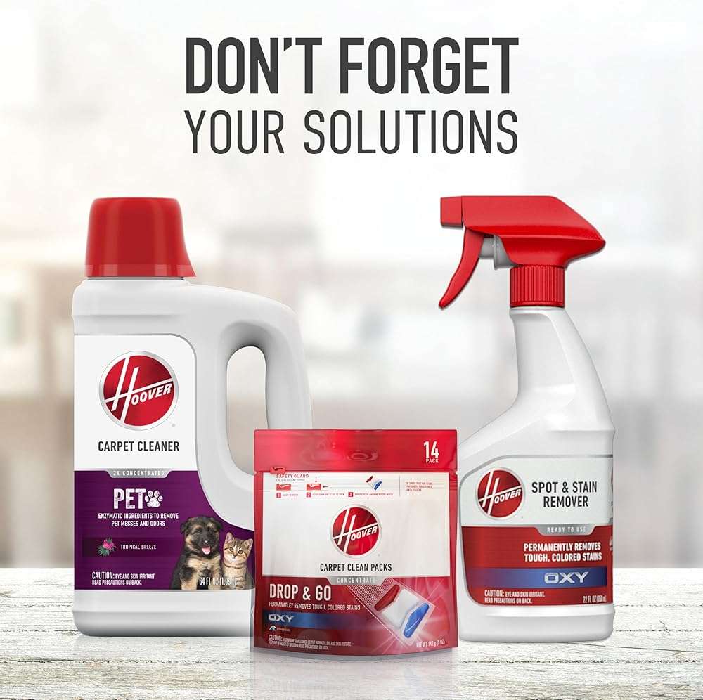 Hoover Dual Spin Pet+ Upright Carpet Cleaner Machine, Carpet Shampooer Machine for Home and Pets, Includes Storage Mat, Pair with a Hoover Carpet Cleaner Solution for a Bright, Refreshed Home - Image 7