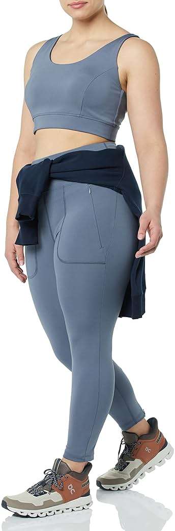 Amazon Essentials Women's Everyday Fitness 7/8 Zipped Legging (Available in Plus Size) - Image 3