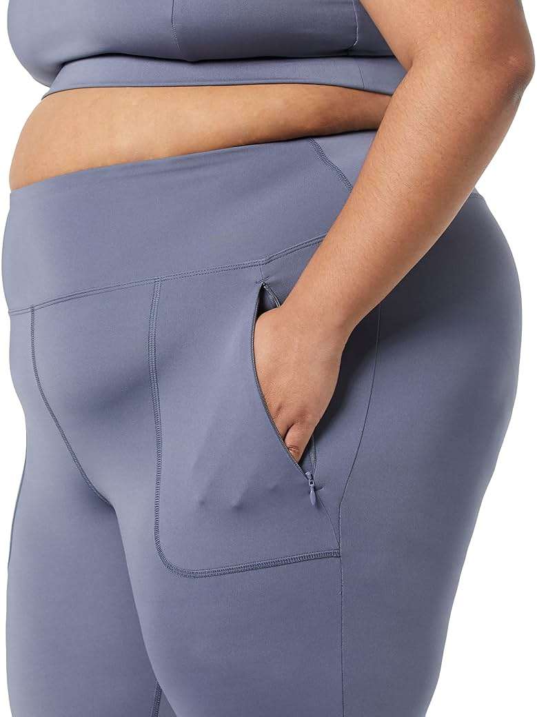 Amazon Essentials Women's Everyday Fitness 7/8 Zipped Legging (Available in Plus Size) - Image 5