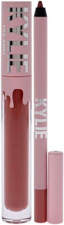 Kylie Cosmetics Matte Lip Kit - 301 Liquid Angel for Women - 2 Pc 0.10oz Matte Liquid Lipstick, 0.03oz Lip Liner - Image 2
