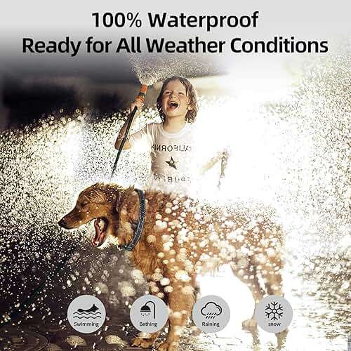 FAFAFROG Dog Bark Collar, Rechargeable Smart Collar, Anti Barking Training Collar with 5 Adjustable Sensitivity Beep Vibration, Bark Collar for Large Medium Small Dogs (Black) - Image 6