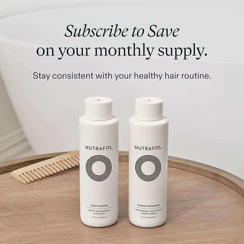 Nutrafol Shampoo, Cleanse and Hydrate Hair and Scalp, Improves Hair Volume, Strength and Texture, Physician-formulated for Thinning Hair, Color Safe, Sulfate Free - Image 7