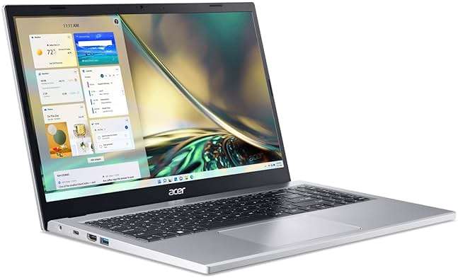 acer Aspire 3 A315-24P-R7VH Slim Laptop | 15.6" Full HD | AMD Ryzen 3 7320U Quad-Core | AMD Radeon Graphics | 8GB LPDDR5 | 128GB NVMe SSD | Wi-Fi 6 | Windows 11 Home - Image 7