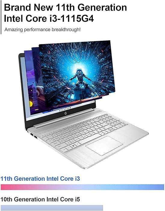 HP Pavilion 15.6" HD Touchscreen Anti-Glare Laptop, 16GB RAM, 1TB SSD Storage, Intel Core Processor up to 4.1GHz, Up to 11 Hours Long Battery Life, Type-C, HDMI, Windows 11 Home, Silver - Image 3
