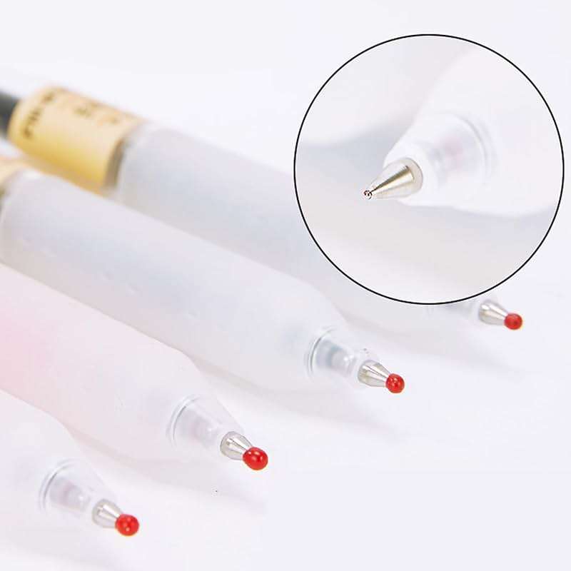 12 Pcs, Gel Pens 0.5mm, Retractable Pens, Black Pens 0.5 Fine Point, Style of Japanese Gel Pen, Retractable Gel Pens for Asian Korean Japan Office School Supplies - Image 4