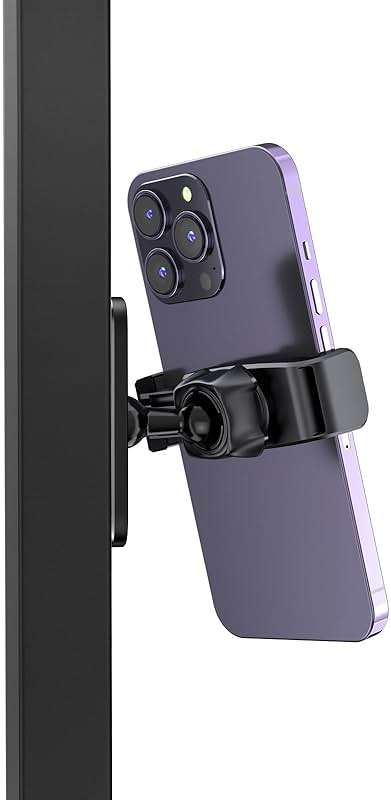 APPS2Car Magnetic Phone Holder for Gym, Alloy Base and Joint for Strong Hold, 360° Adjustable, Compatible with 4.7-6.5 Inch iPhone & Android Phones, Secure Workout Equipment Accessory for Men Women - Image 9