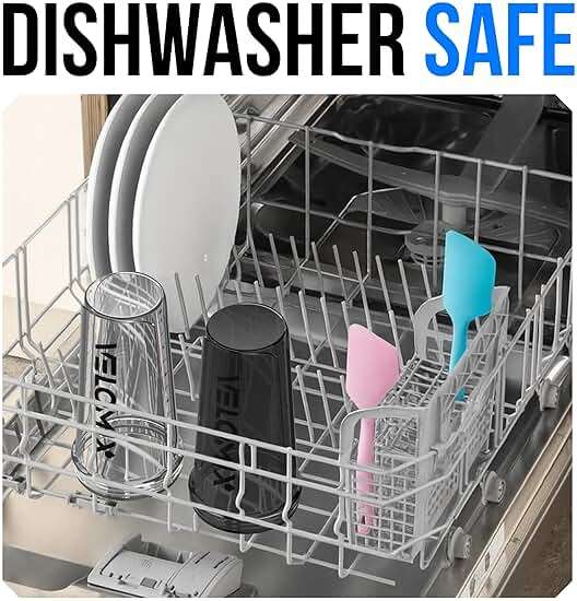 VELOMIX -2 Pack- 28 oz Protein Shaker Bottles for Protein Mixes - 2x Wire Whisk | Leak Proof Shaker Cups for Protein Shakes | Protein Shaker Bottle Pack (Black/Transparent) - Image 5