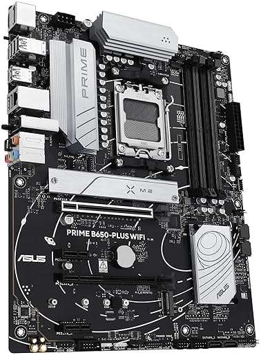 ASUS Prime B650-PLUS WiFi AMD B650 AM5 Ryzen™ Desktop 9000 8000 & 7000 ATX Motherboard, DDR5, PCIe 5.0 M.2, 2.5Gb LAN, WiFi 6E, HDMI™, SATA 6 Gbps, USB Type-C®, BIOS Flashback™, Thunderbolt™ 4 Header - Image 4