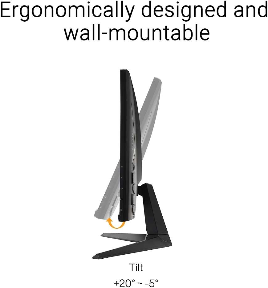 ASUS TUF Gaming 27” 4K HDR Monitor (VG27UQ1A) – 160Hz, 1ms, Extreme Low Motion Blur Sync, NVIDIA G-SYNC Compatible, AMD FreeSync Premium, 95% DCI-P3, DisplayWidget, 3 yr Warranty - Image 4