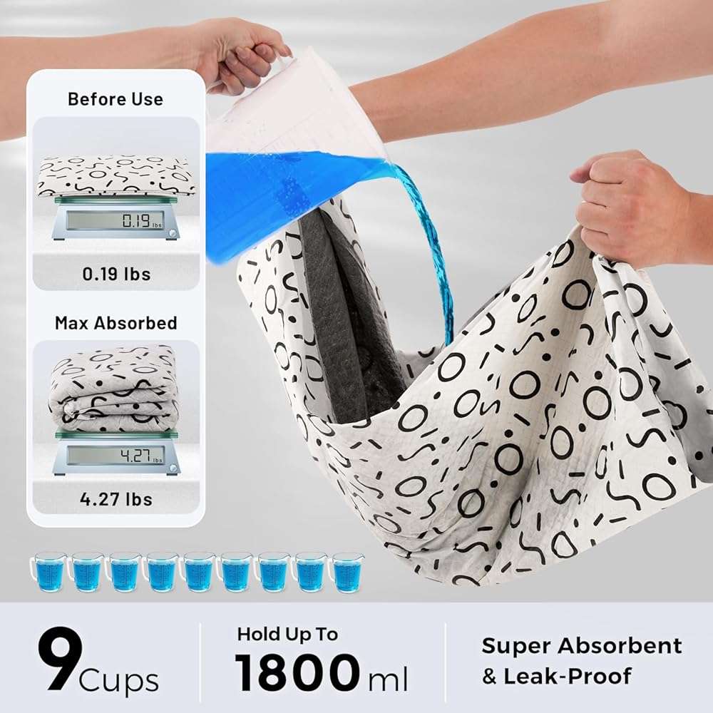 ZOMISIA Charcoal Puppy Pee Pads for Dogs Extra Large, 28"x34" 30 Counts + 1 Extra Health Monitoring Pad - XL Dog Potty Training Pads Disposable, Odor-Control, Super Absorbent & Leak-Proof - Image 4