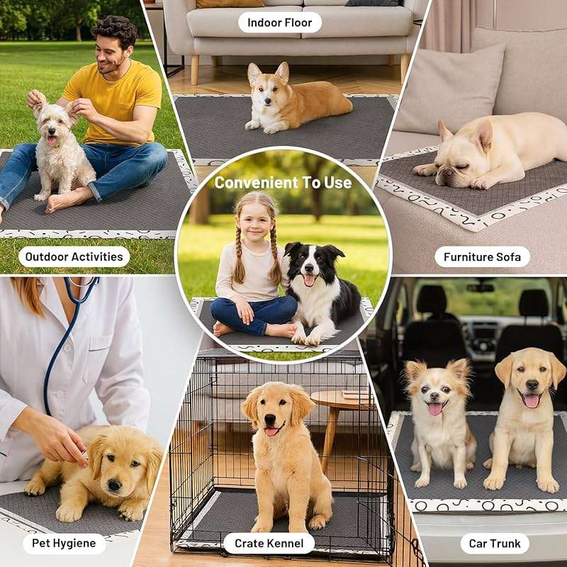 ZOMISIA Charcoal Puppy Pee Pads for Dogs Extra Large, 28"x34" 30 Counts + 1 Extra Health Monitoring Pad - XL Dog Potty Training Pads Disposable, Odor-Control, Super Absorbent & Leak-Proof - Image 7