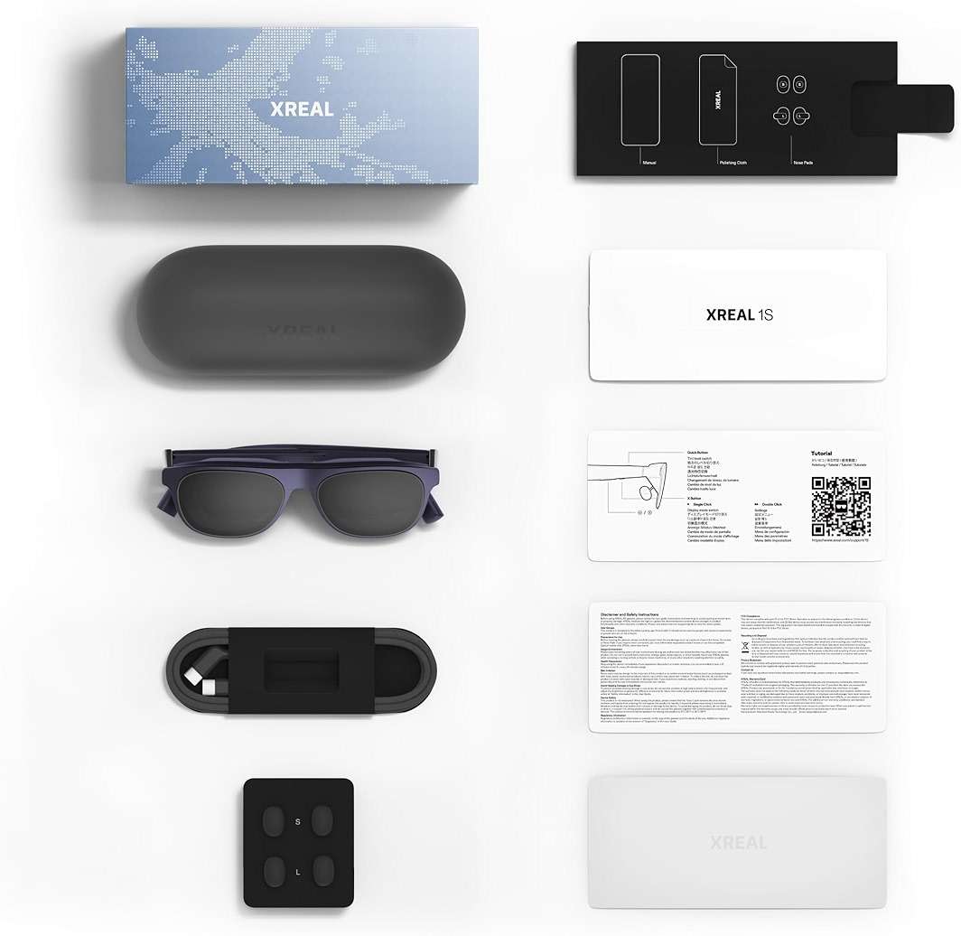 XREAL 1S AR/XR Glasses, 500" Virtual Screen Smart Glasses with 52° FOV, Native 3DoF, REAL 3D, Powered by X1 Chip, Supports All USB-C DP Devices Including iPhone 17/16 and Handhelds, like ROG/SteamDeck - Image 10