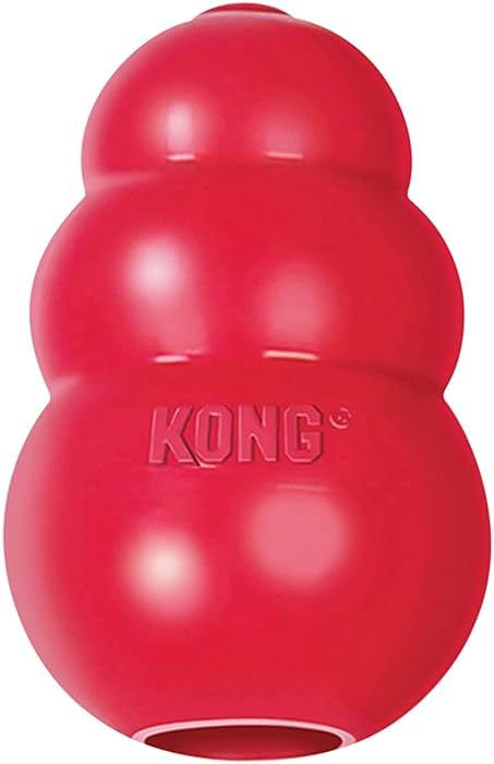 KONG Classic Stuffable Dog Toy - Fetch & Chew Toy for Dogs - Treat-Filling Capabilities & Erratic Bounce for Extended Play Time - Durable Natural Rubber Material - for Medium Dogs by KONG - Shop at Bazar