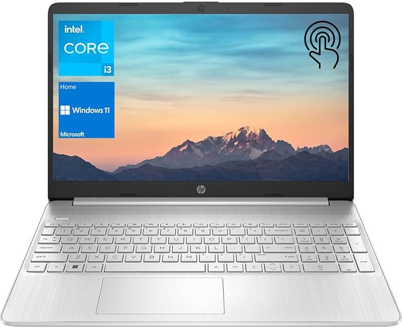 HP Notebook Laptop, 15.6" HD Touchscreen, Intel Core i3-1115G4 Processor, 32GB RAM, 1TB PCIe SSD, Webcam, Type-C, HDMI, SD Card Reader, Wi-Fi, Windows 11 Home, Silver by HP - Shop at Bazar