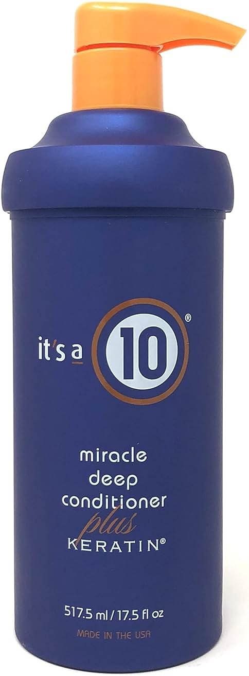 It's A 10 Miracle Deep Conditioner Plus Keratin for Unisex, 17.5 Ounce - Product Image