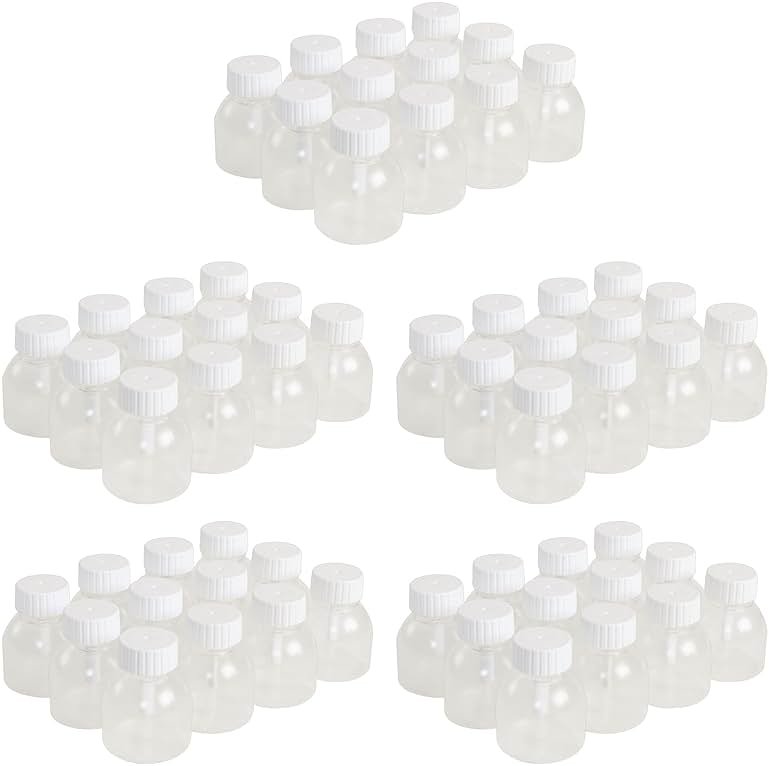 Colorations Glue Jar with Brush, Set of 60, Use to refil for Crafts, Classroom Pack or Large Group, Art Supplies, Glue Bottles, Reusable Bottles, Refill Bottles - Product Image