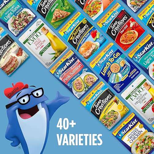 StarKist Lunch-To-Go Mix Your Own Tuna Salad, Chunk Light Tuna Pouch, 4.5 Ounce Kit, 12 Pack - Image 6