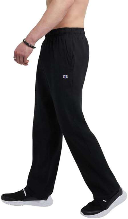 Champion Men's Open-Bottom Lounge Pants, Standard Fit, Lightweight, Available in Regular and Big & Tall - Image 3