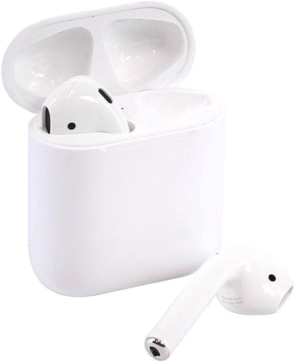 Apple AirPods 2 with Charging Case - White (Renewed) - Product Image