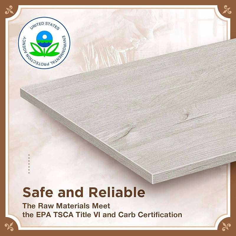 Seventable Coffee Table, 47.2" Lift Top Coffee Table with 2 Storage Drawers and Hidden Compartment, Retro Center Table with Wooden Lift Tabletop for Living Room, Gray - Image 7