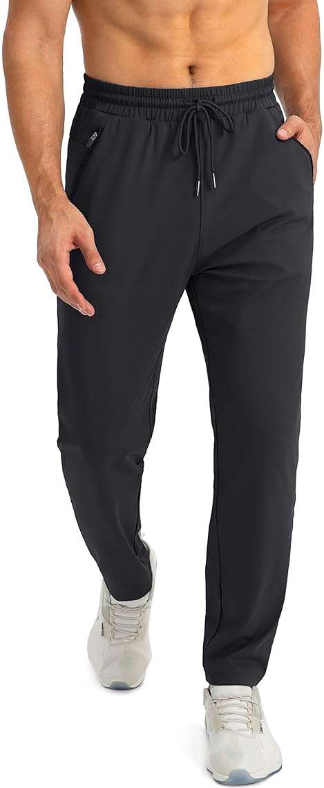 G Gradual Men's Sweatpants with Zipper Pockets Tapered Joggers for Men Athletic Pants for Workout, Jogging, Running - Image 2