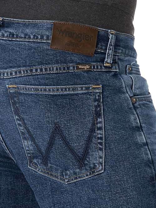 Wrangler Mens Men's Free-to-Stretch Relaxed Fit Jean - Image 4