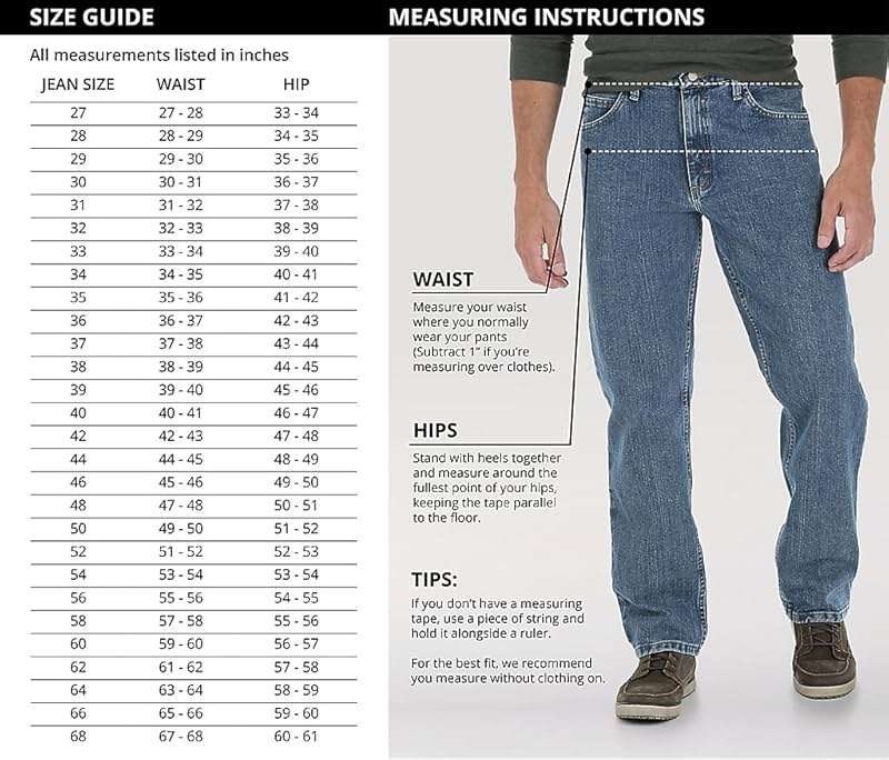 Wrangler Mens Men's Free-to-Stretch Relaxed Fit Jean - Image 6