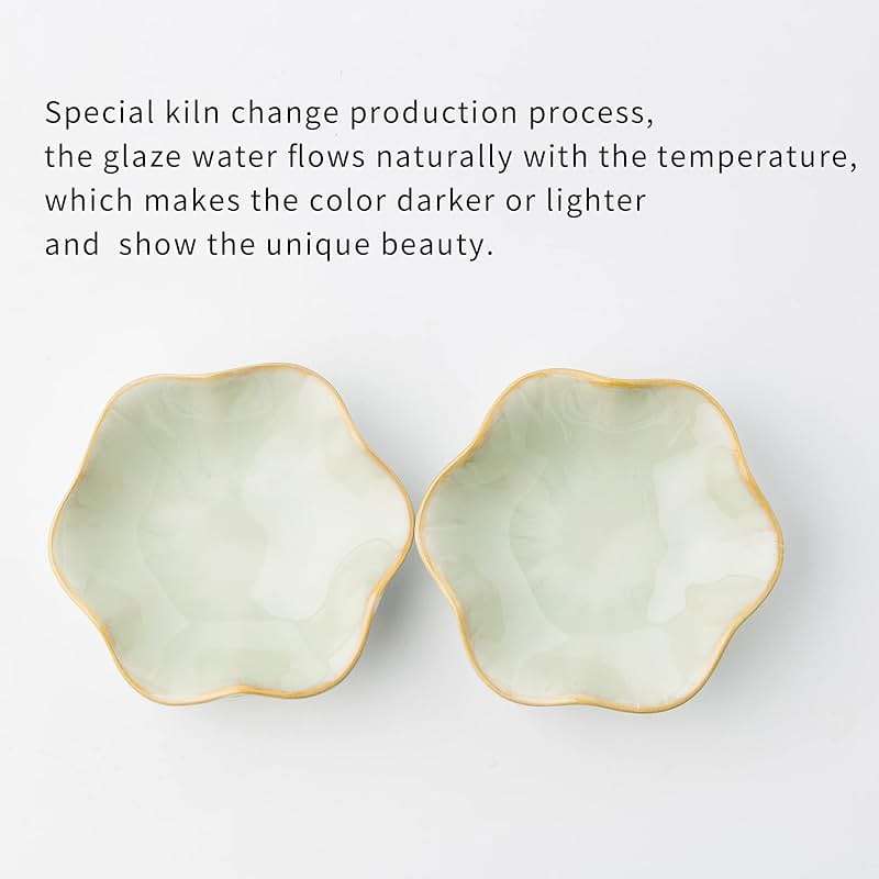 Jewelry Dish Tray, Ring Dish, Ceramic Trinket Tray, Key Bowl, Decorative Plate, for Friends Sisters Daughter Mother(Light Green) - Image 8