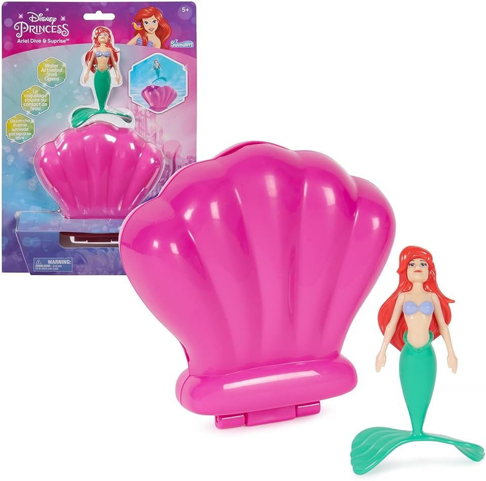 SwimWays The Little Mermaid Ariel Dive N’ Surprise, Swimming Pool Accessories & Kids Pool Toys, Pool Party Supplies, Disney Toys for Kids Ages 5 & Up - Product Image