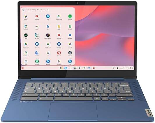 Lenovo IdeaPad Slim 3 Chromebook - 2024 - Lightweight Laptop - Waves MaxxAudio® Speakers - 14" HD Display -720p Camera - 4GB Memory - 64GB Storage - MediaTek Kompanio 520 - Abyss Blue - Image 2