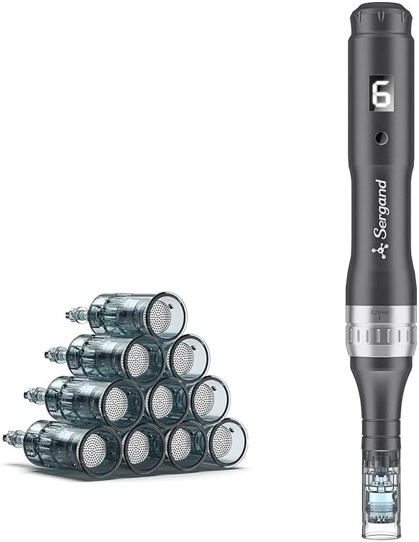 Microneedle Derma Roller Pen for Home Use - Microneedle Skin Care Tool for Men Women Home Use - Product Image