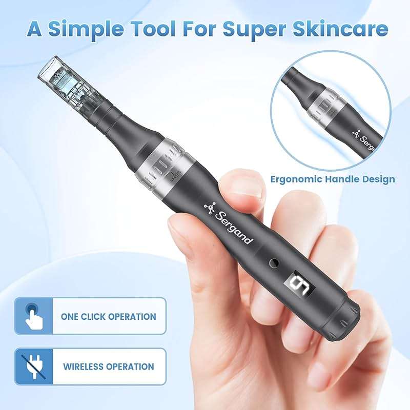 Microneedle Derma Roller Pen for Home Use - Microneedle Skin Care Tool for Men Women Home Use - Image 3