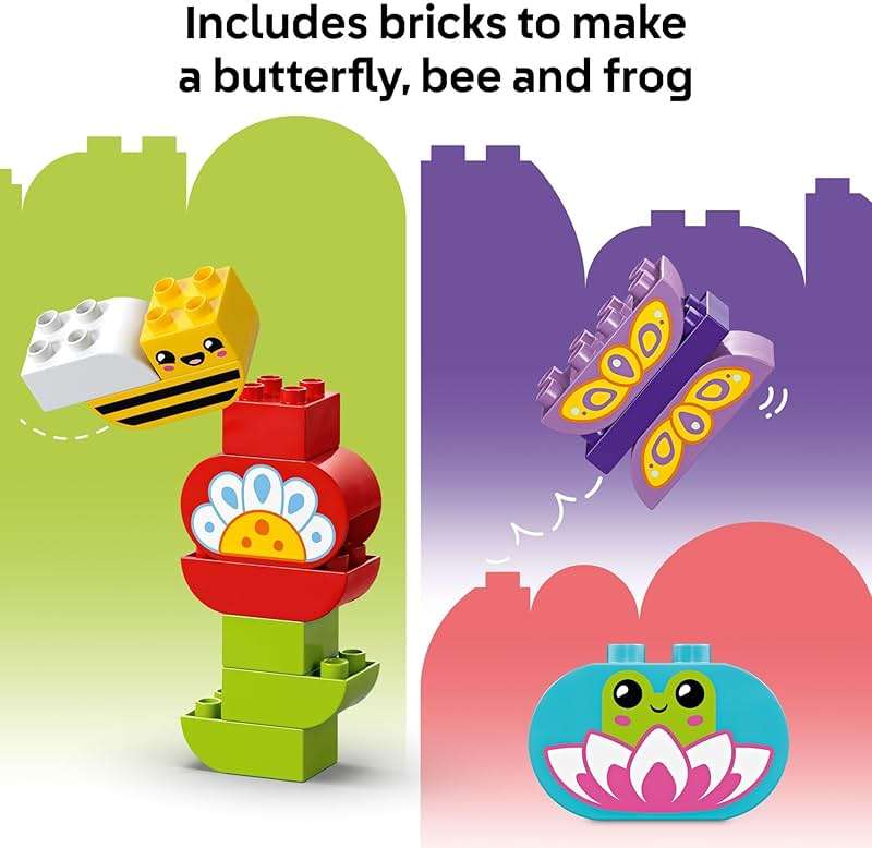 LEGO DUPLO Town Creative Garden & Flowers Building Toy Playset - Preschool Learning and Educational Flower Toy for Toddlers, Boys and Girls, Ages 2+ - Baby Gift Idea - 10444 - Image 6